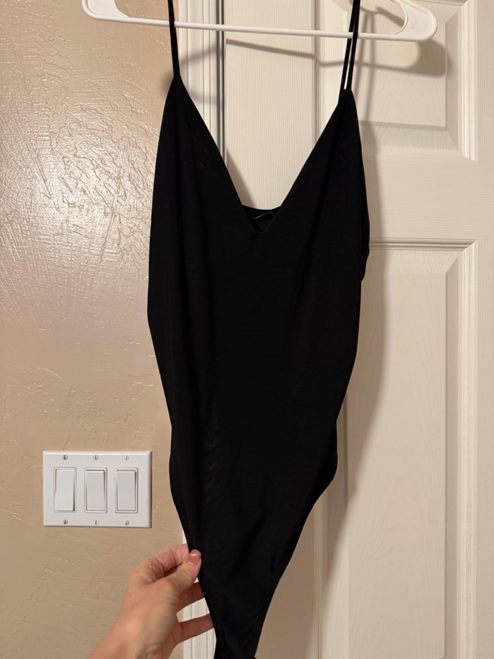Fashion Nova Black Sleek And Slay Bodysuit